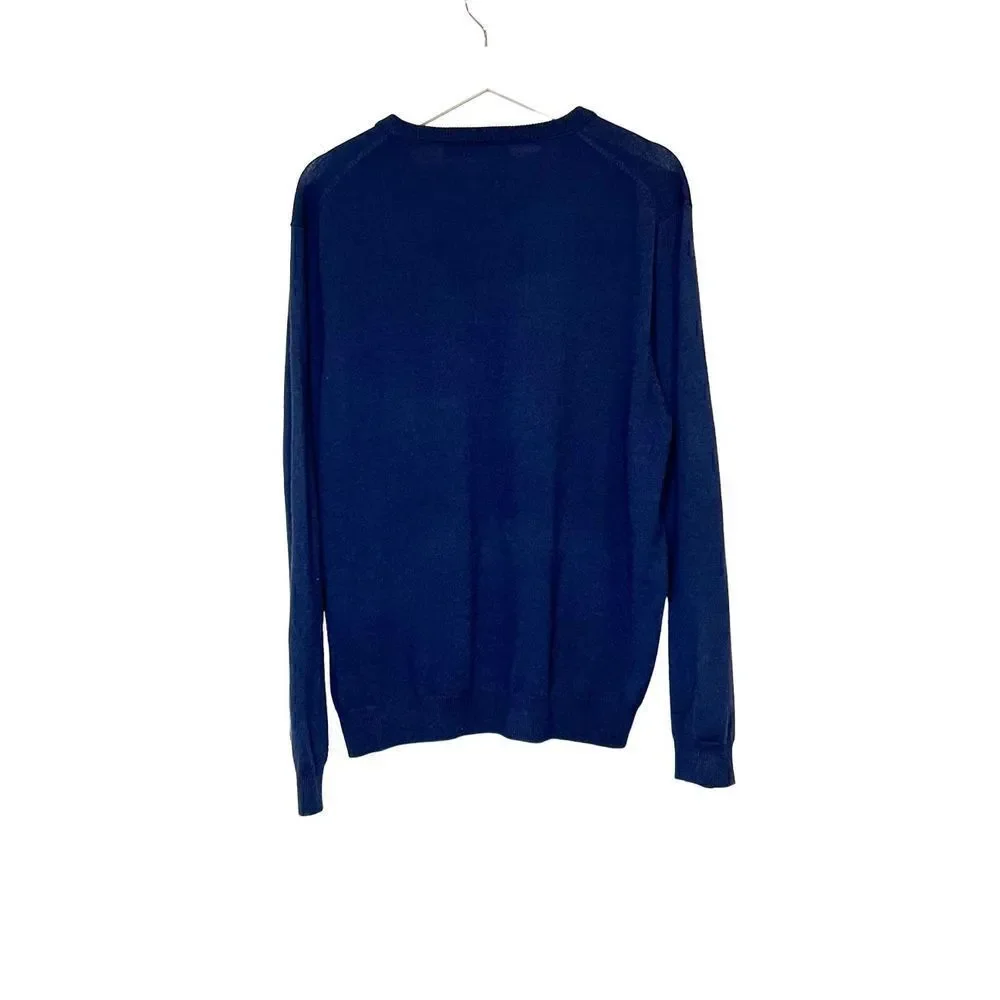 J. Crew Factory 100% merino wool V-neck sweater size XL